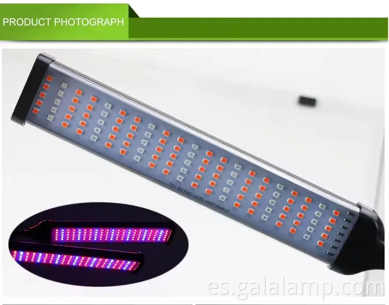 Luz de cultivo LED de clip ajustable con característica de relleno versátil